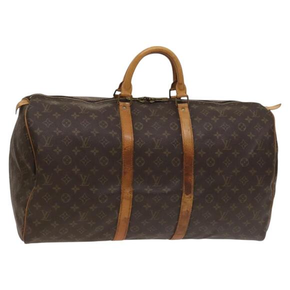 LOUIS VUITTON Monogram Keepall 55 Boston Bag M41424 - Picture 1 of 16